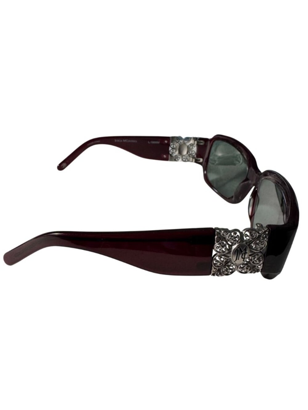 Jessica McClintock JMC 558 Burgundy Eyeglasses 59-17-130MM Oversized Frames Only - Picture 6 of 11